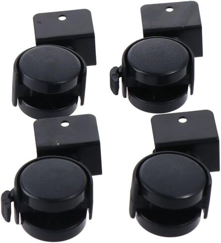 4Pcs 1.5" Dia Wheel, Swivel Brake Caster, U Bracket Castors, Replacement Accessories for Workbenches and Tables, Furniture, 1" U-Clamp Top in Saudi Arabia