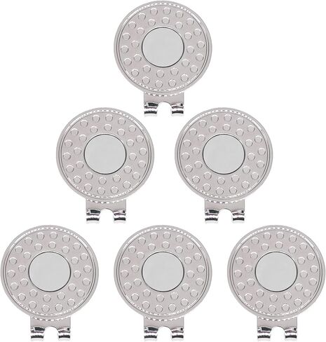 6 9 12 15PCS Golf Hat Clips Magnetic Golf Ball Marker Holders for Golf Hats Caps Gloves Nickel-Plated Alloy Clips for Metal Golf Ball Markers Professional Golf Training Aids Accessories in Kuwait