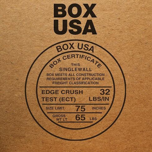 BOX USA 18 × 16 × 14 صندوق من الورق المقوى المموج، متوسط ​​18 بوصة طول × 16 بوصة عرض × 14 بوصة ارتفاع، حزمة من 25 | الشحن، التعبئة والتغليف، النقل، صندوق تخزين للمنزل أو العمل، صناديق كبيرة بالجملة قوية in Saudi Arabia