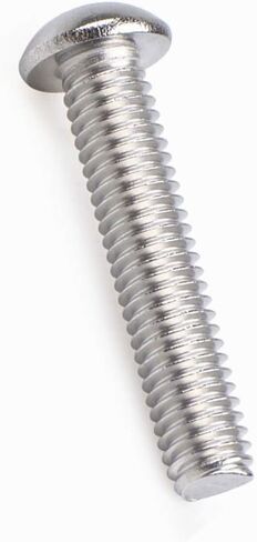 M3x8mm Button Head Hex Socket Cap Screws,Full Thread,304 Stainless Steel Bolts Screws 100pcs (M3x8mm) in Saudi Arabia