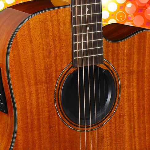 2 حزمة من غطاء فتحة الصوت من المطاط الناعم مقاس 4 بوصات للجيتار الصوتي، تقليل ردود الفعل لغطاء فتحة الصوت للجيتار الصوتي in Kuwait