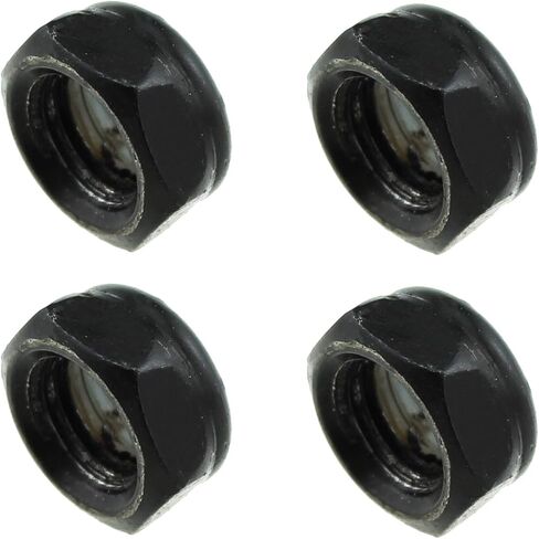 12PCS Skateboard Lock Nut Set Nuts and Shaft Washers Black Skateboard Truck Shaft Washers Spacers Hardware Repair Kit in Saudi Arabia