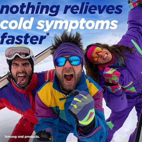 ALKA-SELTZER PLUS البرد الشديد، PowerFast Fizz، أقراص Zest الفوارة، للبالغين الذين يعانون من الصداع والتهاب الحلق واحتقان الجيوب الأنفية وسيلان الأنف والعطس والحمى وآلام الجسم وآلامه، برتقالي، 20 قطعة in Kuwait