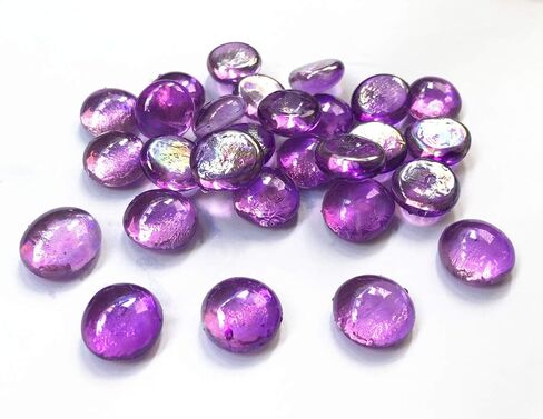 Briliant Shop Flat Pebbles Marbles, 3 Lbs Glass Gems Stone for Vase Fillers, Wedding Table Scatter, Aquarium Fillers Decor, Party Decoration, Crystal Rocks (Approx 300 pcs Royal Blue) in Saudi Arabia