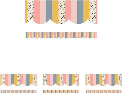 Carson Dellosa Grow Together 36 Feet of Floral Garden Bulletin Board Borders, Straight Floral Classroom Borders for Bulletin Board and White Board, Flower Classroom Décor and Spring Classroom Décor in Saudi Arabia