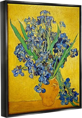 Stupell Industries Vaas met Irissen Vincent van Gogh Iris Flower Painting Canvas Wall Art, Design By one1000paintings in Saudi Arabia