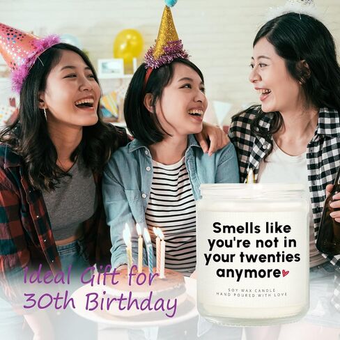 Craftique Funny 60th Birthday Gifts for Women Men- Handmade Lavender 60th Birthday Candle- 60th Birthday Decorations, 60th Birthday Gift Ideas, Gifts for 60th Birthday Wife Husband Mom Sister Friend in Saudi Arabia