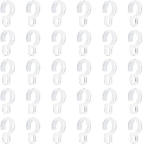 3 حزم 30 قطعة 24-30 مللي متر الرياح برهان شماعات هوك يندبروف السنانير الملابس تجفيف الرف المنظم علاّقات الملابس in Kuwait