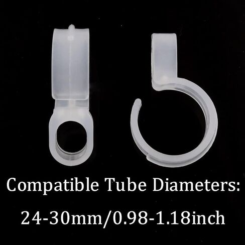 3 حزم 30 قطعة 24-30 مللي متر الرياح برهان شماعات هوك يندبروف السنانير الملابس تجفيف الرف المنظم علاّقات الملابس in Kuwait