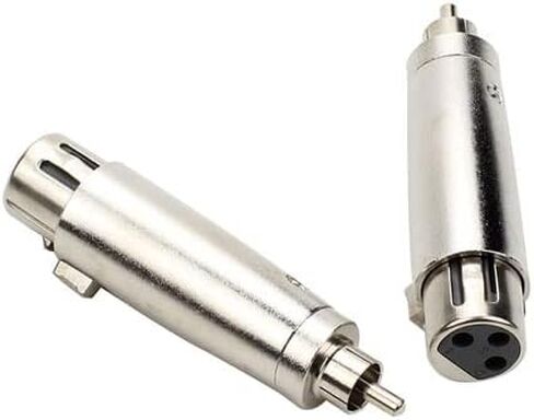 4 قطع XLR أنثى إلى RCA جاك، XLR أنثى إلى RCA ذكر ينطبق على وصلة كابل الصوت ميكروفون DJ خلاط PA محول in Kuwait