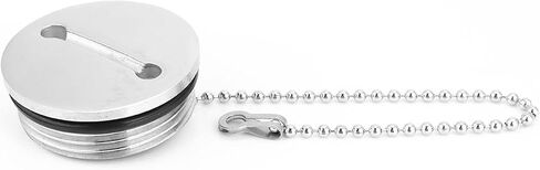 40mm Diameter Deck Fill with Chain, Boat Fuel,316 Stainless Steel Polished Marine Boat Hardware Diameter Filler, Gas Keyless for Yacht in Saudi Arabia