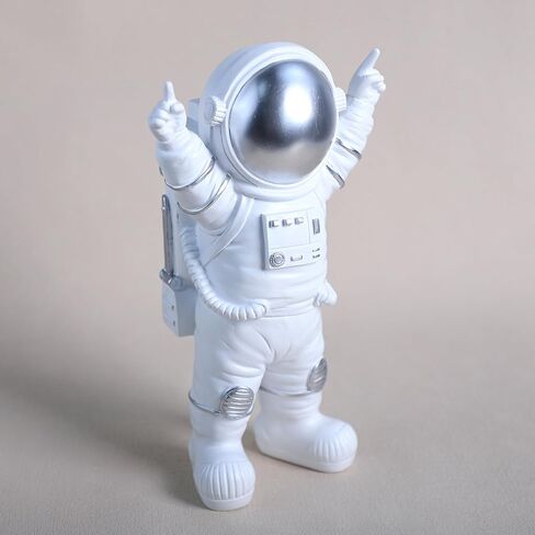Colias Wing Astronaut Statues Sculpture Figurine Ornament Home Arts and Crafts Desktop Accessories Tabletop Decoration-Stand in Saudi Arabia