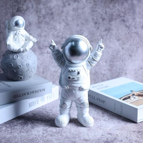 Colias Wing Astronaut Statues Sculpture Figurine Ornament Home Arts and Crafts Desktop Accessories Tabletop Decoration-Stand in Saudi Arabia