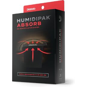 D'Addario Guitar Dehumidifier System - Humidipak Absorb Kit - Automatic Humidity Control System - Maintenance-Free, Two-Way Humidity Control System For Guitars
