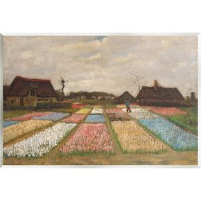 Stupell Industries Bulb Fields in Holland Vincent van Gogh Classic Painting Wood Wall Art, Design By one1000paintings