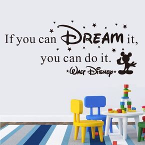 Inspirational Wall Decals Quotes (If You can Dream it, You can do it.)