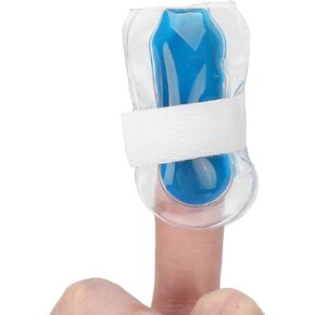 Cold Finger Gel Ice Packs for Children, 6cm Small Finger Splint Freeze Sleeve, Cold Compress Fingers Toes Injury Soothing Swelling, Reusable Wearable Freezer Wrap
