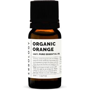 100% Organic Pure Orange Essential Oil 0.34 fl oz - Small Batch - Sustainably Sourced Straight from Farm in Italy