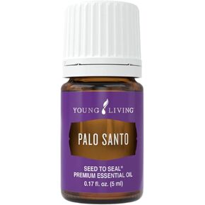 Young Living Palo Santo Essential Oil - 5ml - Meditation Ritual Aroma, Natural Aromatherapy for Inspiration - Ideal for Rainy Season Diffuser - 100% Pure & Premium-Grade