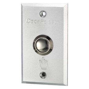 uxcell NO Push Exit Release Button Switch Panel for Door Access Control Systems Aluminum Alloy
