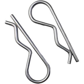 FDXGYH 10pcs M3*65 Stainless Steel Hitch Pin Clip R Cotter Spring Retaining Wire Hair Pins Fastener Set for Automotive Marine Tractors Mower Carts
