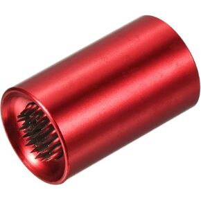 Snooker Billiard Pool Cue Tip Tool - Aluminum Alloy 2 in 1 Cue Stick Repair Tool, Multifunction, Apply for Snooker Men Women (18mm, Red)