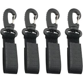 4Pairs Black 360 Degree Multifunctional Upgraded Kayak Paddle Holder Paddle Board Accessories