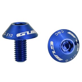 2Pcs M5 * 12mm Bike Cage Bolt Water Bottle Cage Bolts Parts Set (Blue) and Spare Supplies Blue Bottle Cage Bolts Bottle Cage Bolts…