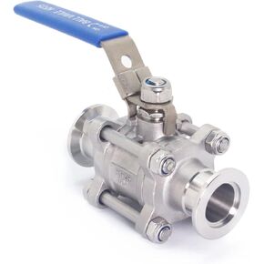 KF-25 Vacuum Ball Valve, 304 Stainless Steel Clamp Valve with Locking Device