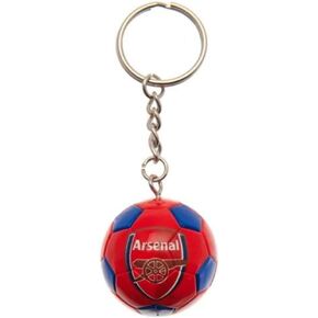 Arsenal FC Soccer Ball Keyring (One Size) (Red)