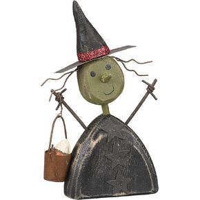 Primitives by Kathy Vintage Style Chunky Witch Sitter Halloween Figurine New