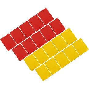 20pcs Football Match Referee Card Multi-function Soccer Cards Multi-function Referee Kit Soccer Cards