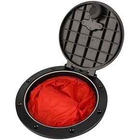 Alomejor Kayak Hatch Cover 6 Inch Hatch Cover Deck Plate Kit with Storage Bag for Kayak Boat Marine