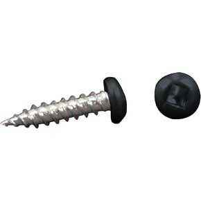 AP Products 012-PSQ500 BL 8 X 3/4 Black Finish #8 Pan Head Screw, 3/4" / Pack of 500