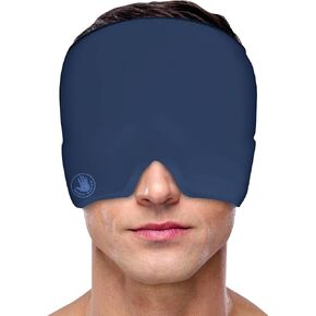 Body Glove Migraine Relief Cap Hot and Cold Headache Relief Cap Gel Mask, Hangover Headache Relief