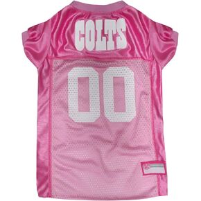 Pets First NFL Indianapolis Colts Dog Jersey Pink, X-Small. - Football Pet Jersey In Pink