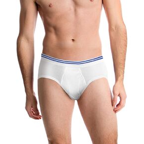 Incontinence Underwear for Men. Pure Cotton Washable Panties with Super-Absorbent (7 Ounce) Pad (Medium)
