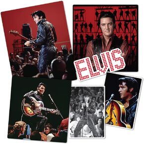 Desert Cactus Elvis Presley Sticker Sheet Vinyl Decal Crew Laptop Water Bottle Car Scrapbook (Type 2) (Version 5)