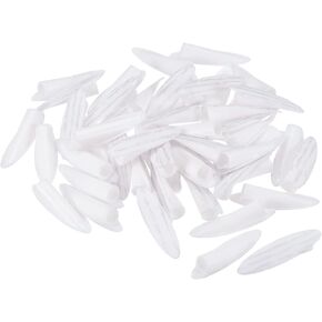 MECCANIXITY 9mm Plastic Pocket Hole Plugs,Wood Plugs for Pocket Hole Jig Working Tool Accessories,White Wood Grain Pack of 100