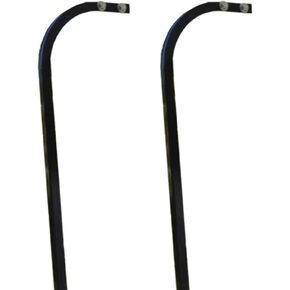GTW Universal Golf Cart Rear Struts/Roof Supports for Extended Top and Rear Seat | Candy Cane Style | Universal Application