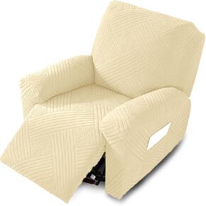 NORTHERN BROTHERS Recliner Chair Covers - 4 Pieces Lazy Boy Recliner Covers That Stay in Place, Reclining Chair Cover Recliner Slipcover, Dark Gray in Kuwait