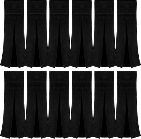 Buryeah 12 Pcs Football Field Towel Closed Loop Football Accessories Cotton Football Towel Sports Towel Sweat Towel with Hook and Loop Fastener for Football, Golf, Gym(Black) in Saudi Arabia