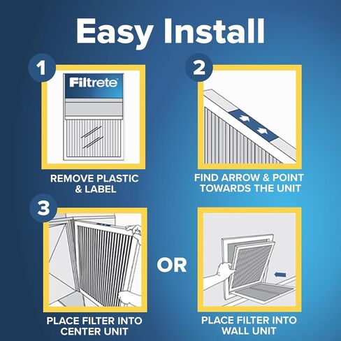 Filtrete 16x25x1 AC Furnace Air Filter, MERV 12, MPR 1500, CERTIFIED asthma & allergy friendly, 3 Month Pleated 1-Inch Electrostatic Air Cleaning Filter, 6-Pack (Actual Size 15.69x24.69x0.78 in) in Saudi Arabia