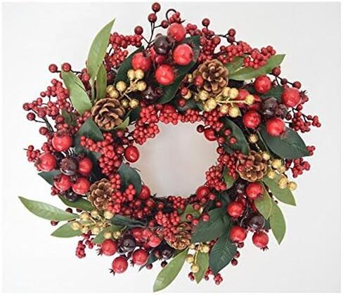 Pack of 10 Christmas Decor Red Artificial Berry Stems Holly Christmas Berries Tree Decorations Crafts for Festival Holiday and Home Decor Festive Party Shopping Malls Dress Up in Saudi Arabia