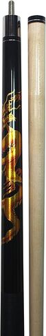 عصا ASKA Golden Dragon Pool Cue، من الكتان الأيرلندي، طرف صلب بطبقات 13 مم in Kuwait