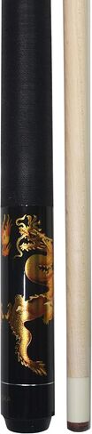عصا ASKA Golden Dragon Pool Cue، من الكتان الأيرلندي، طرف صلب بطبقات 13 مم in Kuwait