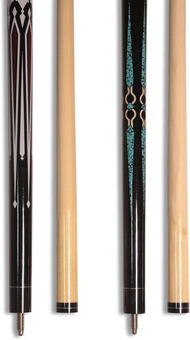 19 oz Pool Sticks 58 Inch Maple Wood Billiard Cue Sticks Professional Pool Cue Stick House Bar Billiard Cue Pool Table Accessories, with Cue Bag Cue Tips and Gloves 2 Pack in Kuwait