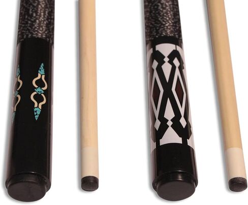 19 oz Pool Sticks 58 Inch Maple Wood Billiard Cue Sticks Professional Pool Cue Stick House Bar Billiard Cue Pool Table Accessories, with Cue Bag Cue Tips and Gloves 2 Pack in Kuwait