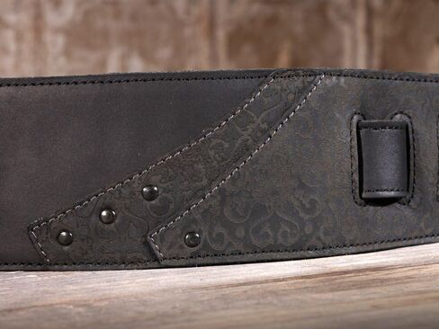 "Overland Full Grain Leather Guitar Strap For Electric, Acoustic, and Bass Guitars in Saudi Arabia