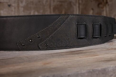 "Overland Full Grain Leather Guitar Strap For Electric, Acoustic, and Bass Guitars in Saudi Arabia
